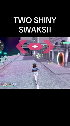 TWO SHINY SWAKS! #pokemon #pokemonlegendsza #shinypokemon #shorts #pokemoncommunity #gaming #fyp