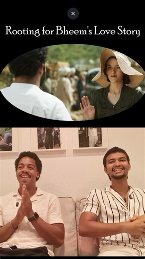 FOREIGNERS React to Bheem's Love Story in RRR 😂❤️ #shorts