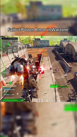 Fallout Power Armor in Warzone is Overpowered lol #shorts #blackops7 #callofduty #warzone #cod