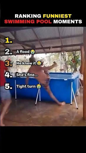 Ranking Funniest Swimming Pool Moments 😂