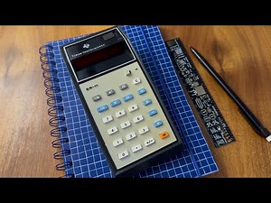 Texas Instruments SR-11 Electronic Slide Rule Calculator Demonstration