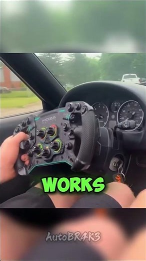 When a SIM Wheel Becomes a REAL Steering Wheel #automobile