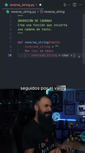 🚀 MINI RETO: Inversión de cadenas