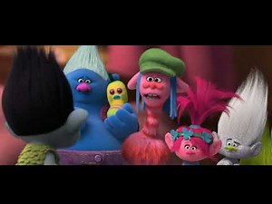 Trolls 2016 Branch's Happy Shout scene.