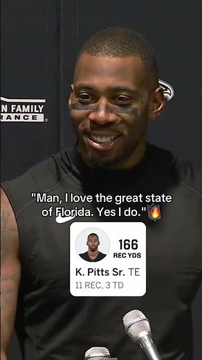 Kyle Pitts Sr. after he scored 3 TDs 😮‍💨