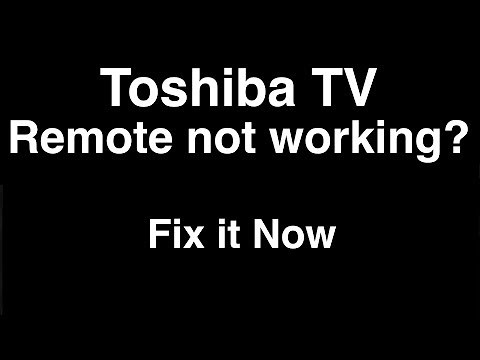 Toshiba Remote Control not Working - Fix it Now