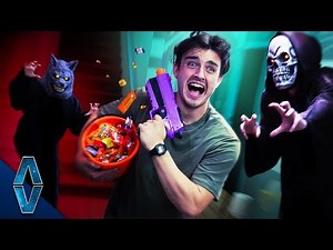 NERF Haunted House Escape Challenge!