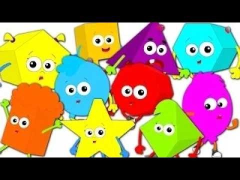 The Shapes Song | Nursery Rhymes | Nursery Rhymes With Lyrics Live