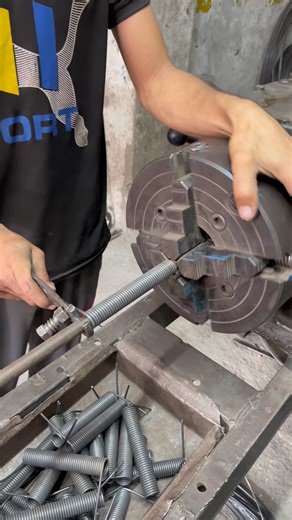 Making a Simple Spring for a Jump Swing | Easy Spring Craft #shorts