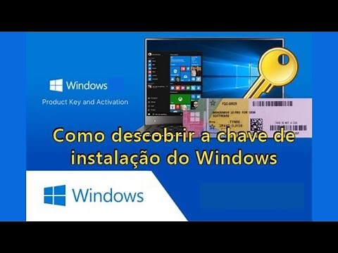 Como Descobrir a CHAVE DE ATIVAÇÃO do seu Windows - Sem Programas 2022!