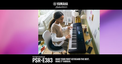 ヤマハ | PSR-E383 - ポータブルキーボード - 概要