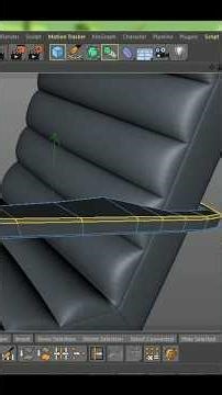 Berkeley Armchair in CINEMA 4D #SHORTS