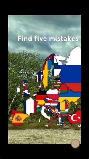 Its five mistakes on this map #map #europe #sweden #mapping #uk #ukrain #spain #italy #germany #2026