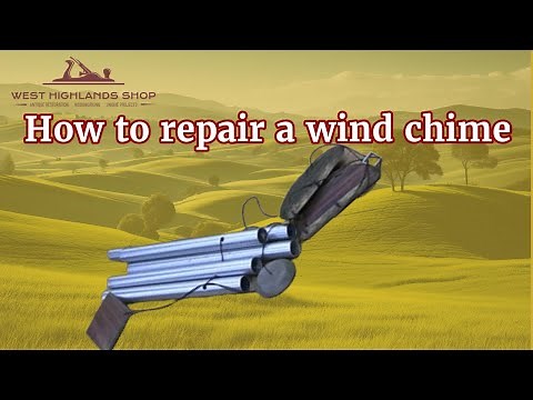 Wind Chime Restoration and Fix. Also Changing Paper on Disc Sander!