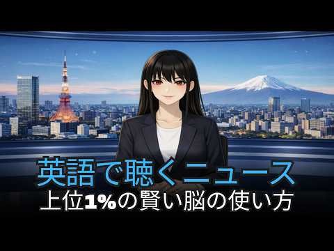 英語リスニング練習 | 初心者のための英語ニュース：上位1%の賢い脳の使い方 🔥