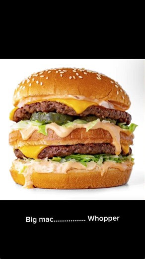 hamburger cheeseburger big mac whopper (add your own BORGER if you want idc) #￼memes