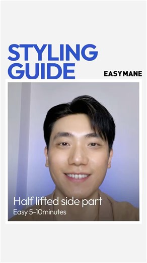 Half lifted 3:7 side part