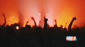 People Having Fun At Concert In Night Club - Stock Footage SBV-348534193 - Storyblocks
