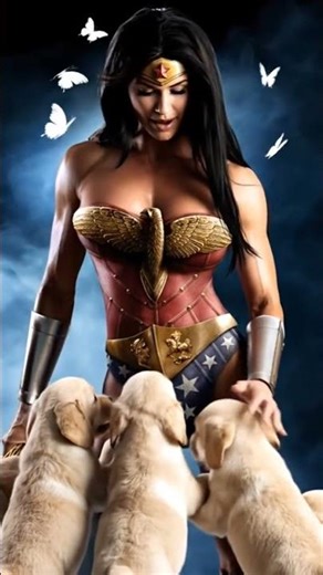 #puppies#Wonder woman#cute animals