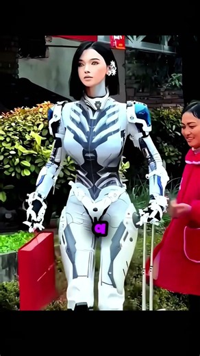 Essa garota se vestiu de Robô e foi andar na rua! 🤖😂