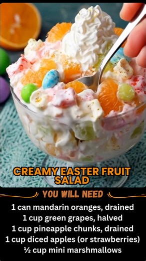 Creamy Easter Fruit Salad | Sophia’s Easy Recipes