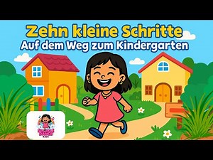 Zehn kleine Schritte Auf dem Weg zum Kindergarten