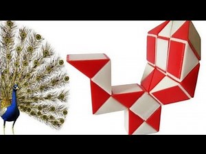 How to Make a Peacock on Snake Cube