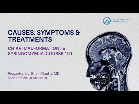 Chiari Malformation I & Syringomyelia: Course 101 - Brian Dlouhy, MD, ASAP's 2025 Conference