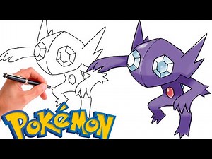 How To Draw SABLEYE POKEMON #302 | Generation 3