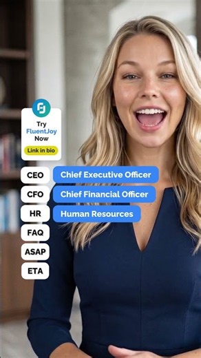 Do you actually know what CEO stands for?