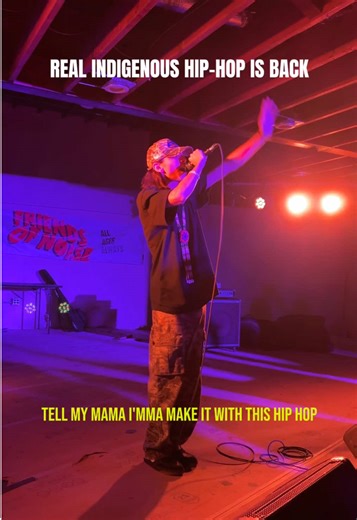 Real, Raw, Native American Hip-Hop from the Confederated Tribes of Warm Springs.✊🏽The ICEBREAKER Concert, my 1st show of the new year was a success! Shoutout @Friends of Noise for inviting me out to Portland, the vibes were insane last night and filled with great music. I had a great time performing, talking with people, and seeing the dope community and support. Imma be back soon Portland don’t worry!🤝🏽 Till then where do y’all wanna see me next?👇🏽 🎥 Shot by @kayannas.beadwork