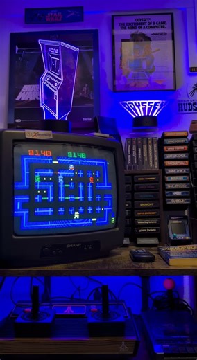 Fun #Intellivision Moments: Clearing the maze in Lock-n-Chase! (1982)