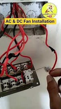 AC DC Ceiling Fan Full Installation Guide 👌
