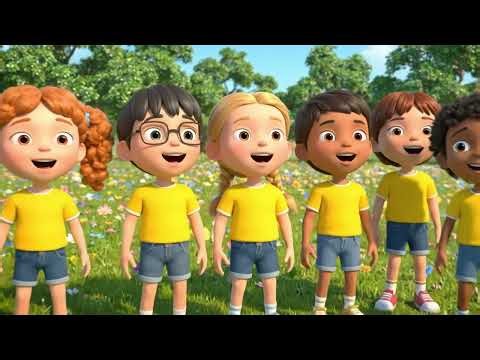 Our Busy Body | Fun Animated Body Parts Rhyme for Kids | Learn & Move!