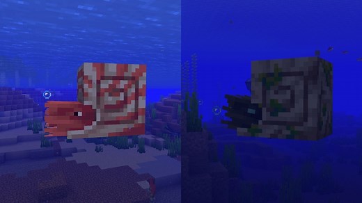 Nautilus vs zombie nautilus in Minecraft: How different are the two mobs?