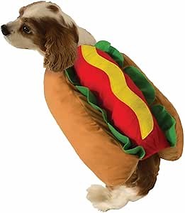 Rubies Hot Dog Pet Costume for Dogs or Cats, Medium