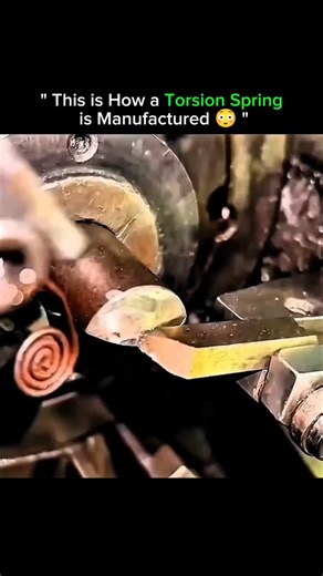 x on Instagram: "This is the precision coiling stage in torsion spring manufacturing. A straight metal wire is fed into the machine, where it's tightly wound around a central axis using high-speed rotating tools. Every angle and twist is carefully controlled to achieve the exact tension and shape needed. These springs are used in various mechanical systems where controlled rotational force is required, such as in garage?doors, clothespins, and vehicle components. The process ensures strength, fl