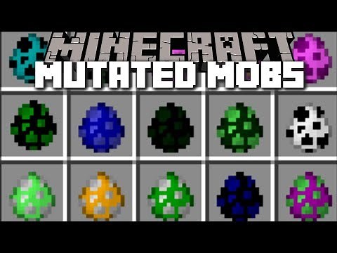 Minecraft MUTATED CREATURES MOD / SURVIVE THE EVIL MOBS AND ESCAPE THE LAB!! Minecraft