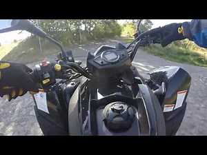 💯Quad Adly Hurricane 320💯! 🔥2K17 RAW 🔥 erste Wald und Strassen Fahrt !!!