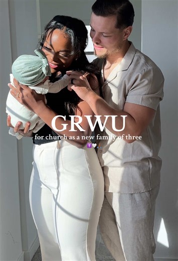 Our First Day Back at Church as a Family of Three 🥹🫶🏾 | Christian Family Vlog