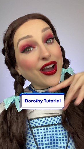 Dorothy makeup tutorial 👠 This is the first look for my new Wizard of Oz Series!! 💛#wizardofoz #wizardofozmakeup #dorothymakeup #sfxmakeup #bodypaint