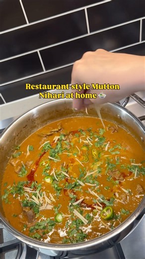 Try this easy mutton nihari recipe 🥰 #muttonrecepi #muttonnihari #recipe #indianfood #foodie #yum