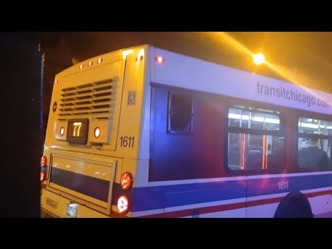 CTA 1000 Series 2008 #1611 on the 77 Belmont Ride for 7 minutes!