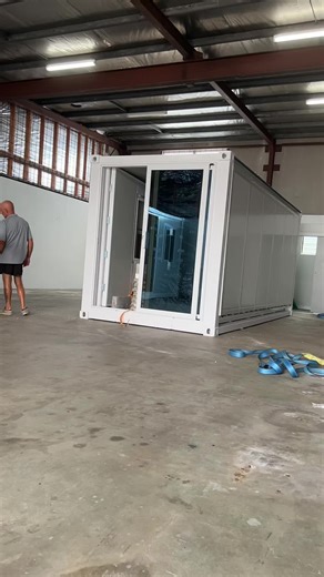 Instant Expandable Homes from Amazon - Unpacking and Unfolding