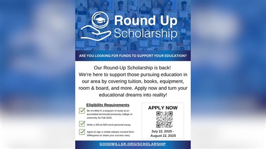 Goodwill launches Fall 2025 scholarships for college students