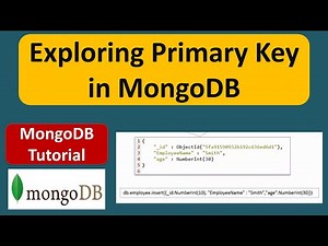 Exploring Primary Key in MongoDB | MongoDB Tutorial for Beginners