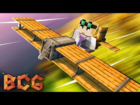 We Built a Biplane in MINECRAFT BIG CHAD GUYS #4