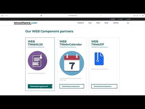 TMS WEB Core for VSC: Installing custom web components