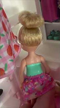 Ken and Barbie Sister Chelsea Babysitting 😮😮😮 #shorts