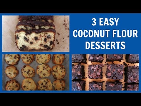 3 Easy Coconut Flour Dessert Recipes